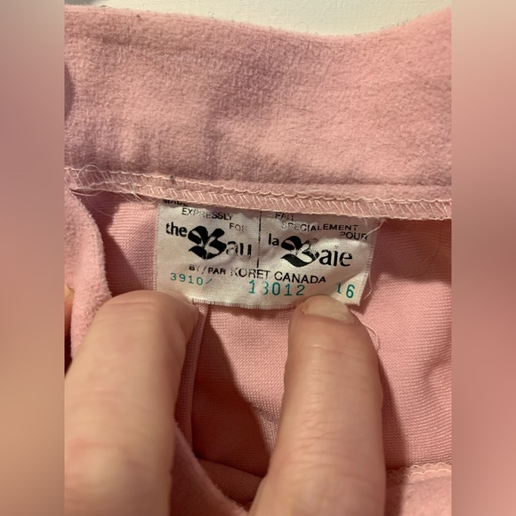 Vintage 1970s Baby Pink Midi Skirt - Picture 6 of 6